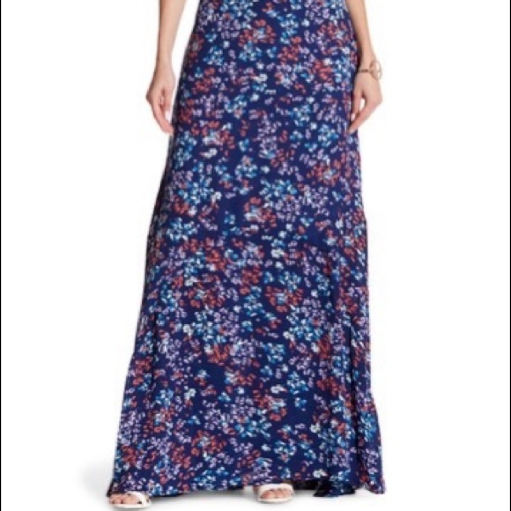 NWT Parker Floral Print Halter Maxi Dress - Picture 9 of 9